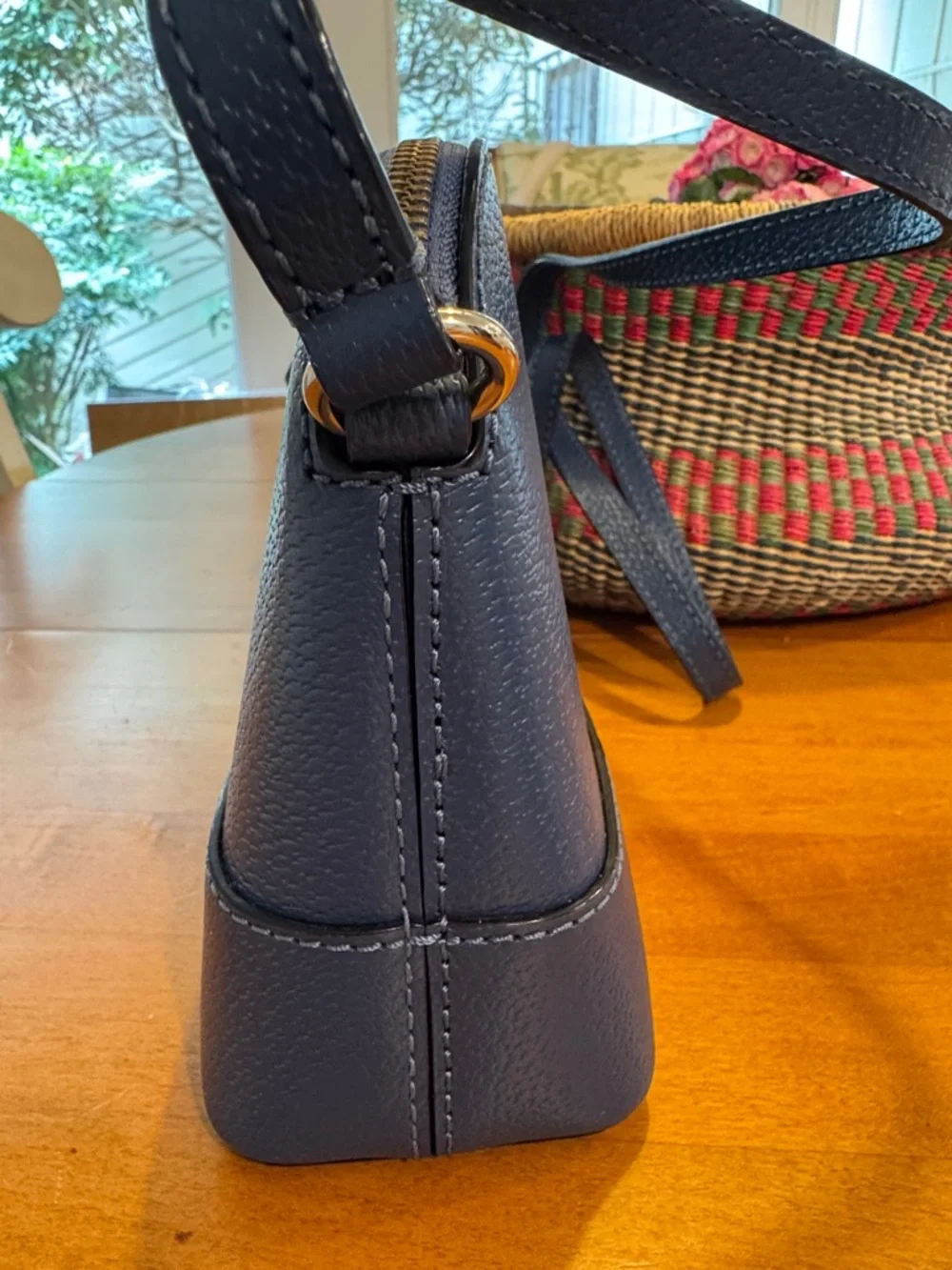 Kate Spade blue leather crossbody with matching wallet, NWOT - Picture 5 of 8